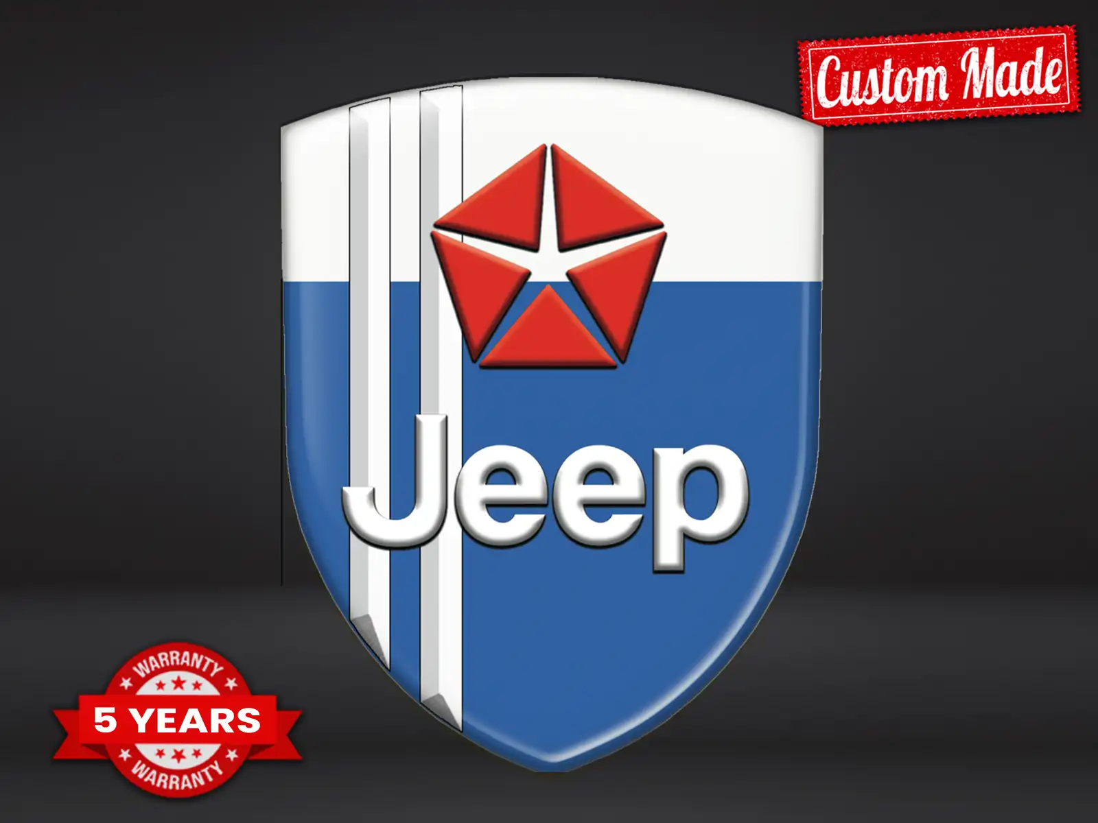 Jeep Stickers Vitre Auto Max Robuste Look Professionnel